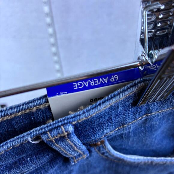 Kim Rogers Straight Leg Easy Fit Jean Capris Women's 6P Comfort Cotton Stretch - Picture 5 of 16